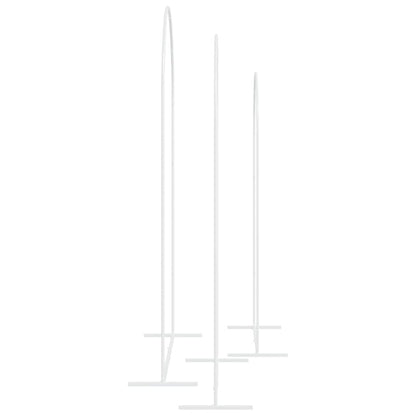 Wedding Arch 3 pcs White Steel