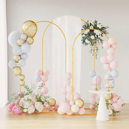 Wedding Arch 3 pcs Gold Steel