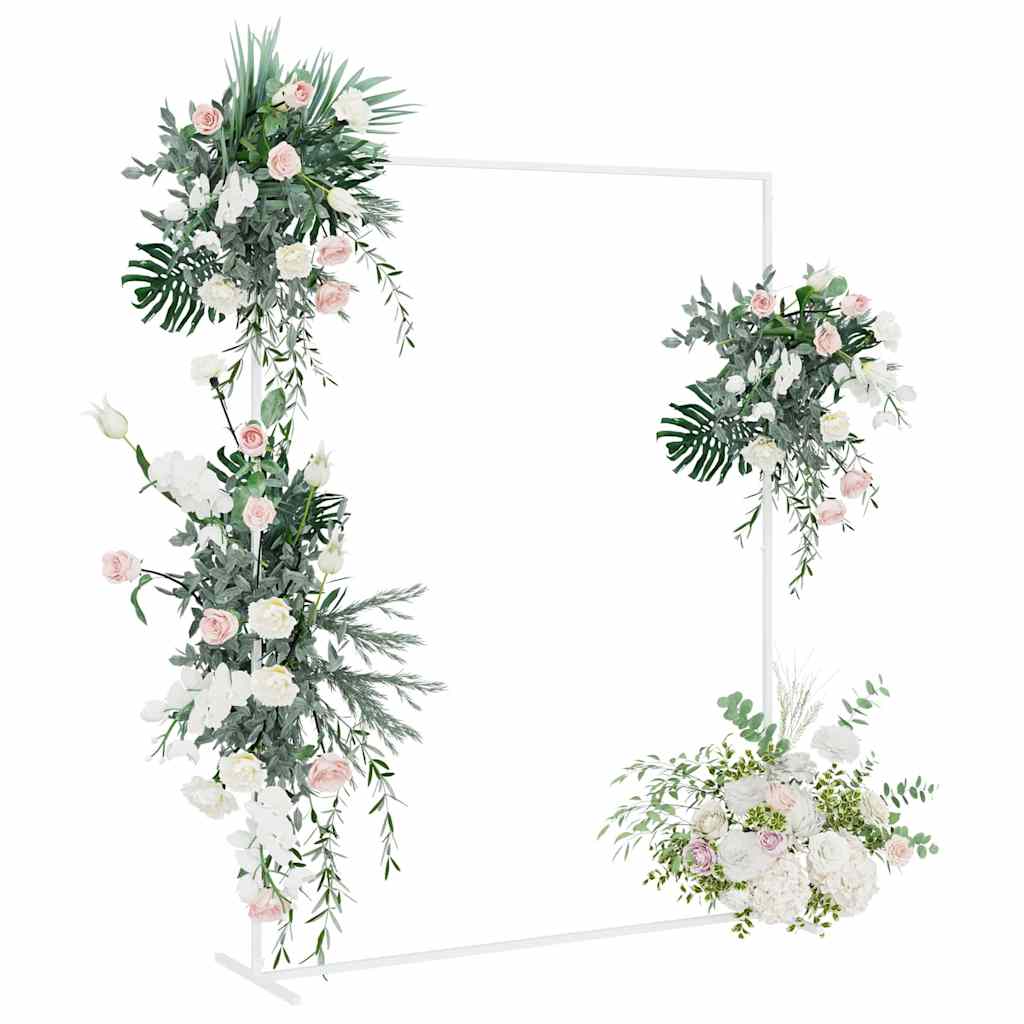 Wedding Arch White 150 x 49.5 x 200 cm Steel