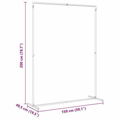 Wedding Arch White 150 x 49.5 x 200 cm Steel
