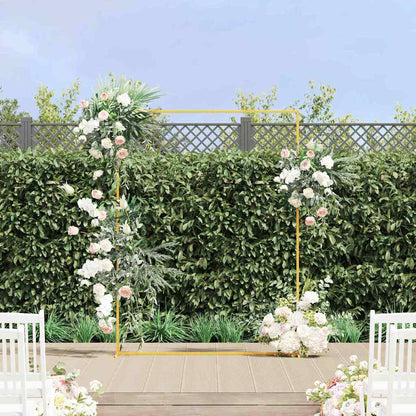 Wedding Arch Gold 150 x 49.5 x 200 cm Steel