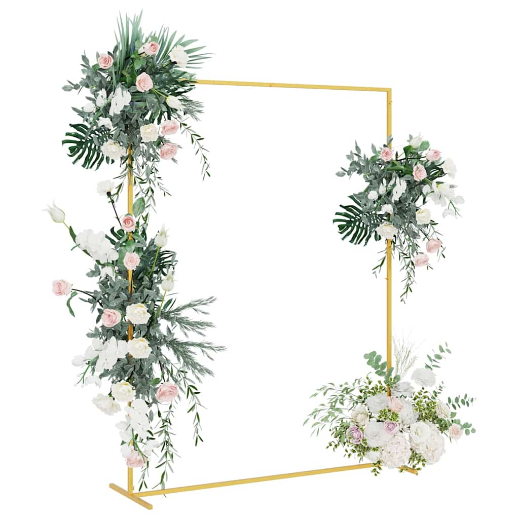 Wedding Arch Gold 150 x 49.5 x 200 cm Steel