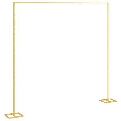 Wedding Arch Gold 338 x 35 x 300 cm Steel