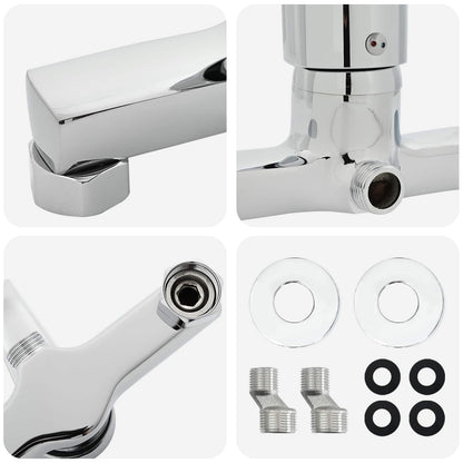 Shower Mixer Tap Chrome G 1 / 2 inches Brass