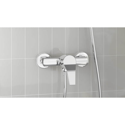 Shower Mixer Tap Chrome G 1 / 2 inches Brass