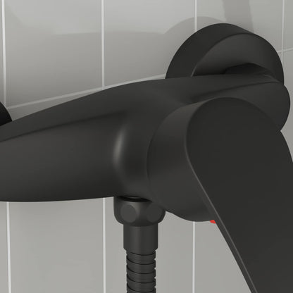 Shower Mixer Tap Black G 1 / 2 inches