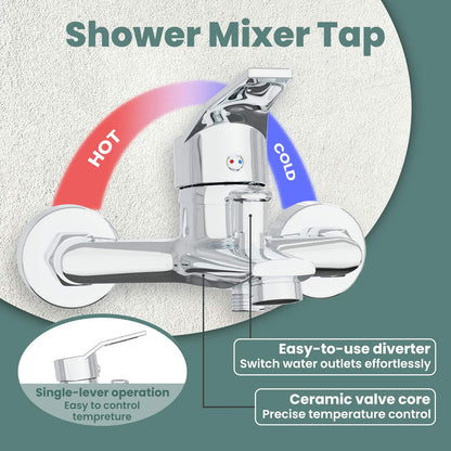 Shower Mixer Tap Chrome G 1 / 2 inches