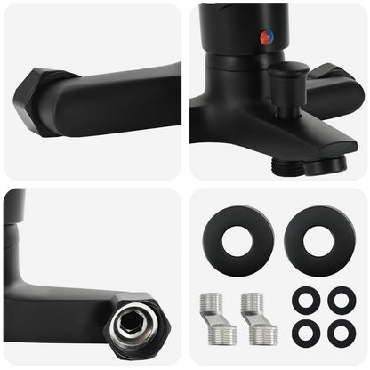 Shower Mixer Tap Black G 1 / 2 inches