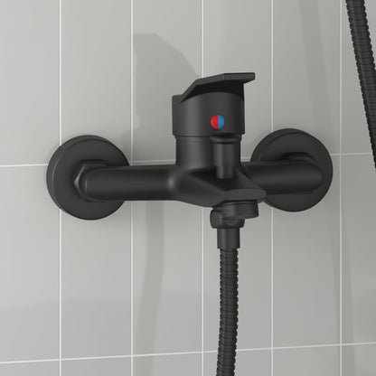 Shower Mixer Tap Black G 1 / 2 inches