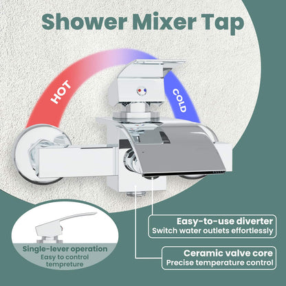 Shower Mixer Tap Chrome G 1 / 2 inches