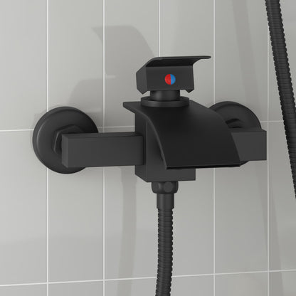 Shower Mixer Tap Black G 1 / 2 inches