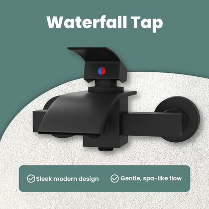 Shower Mixer Tap Black G 1 / 2 inches