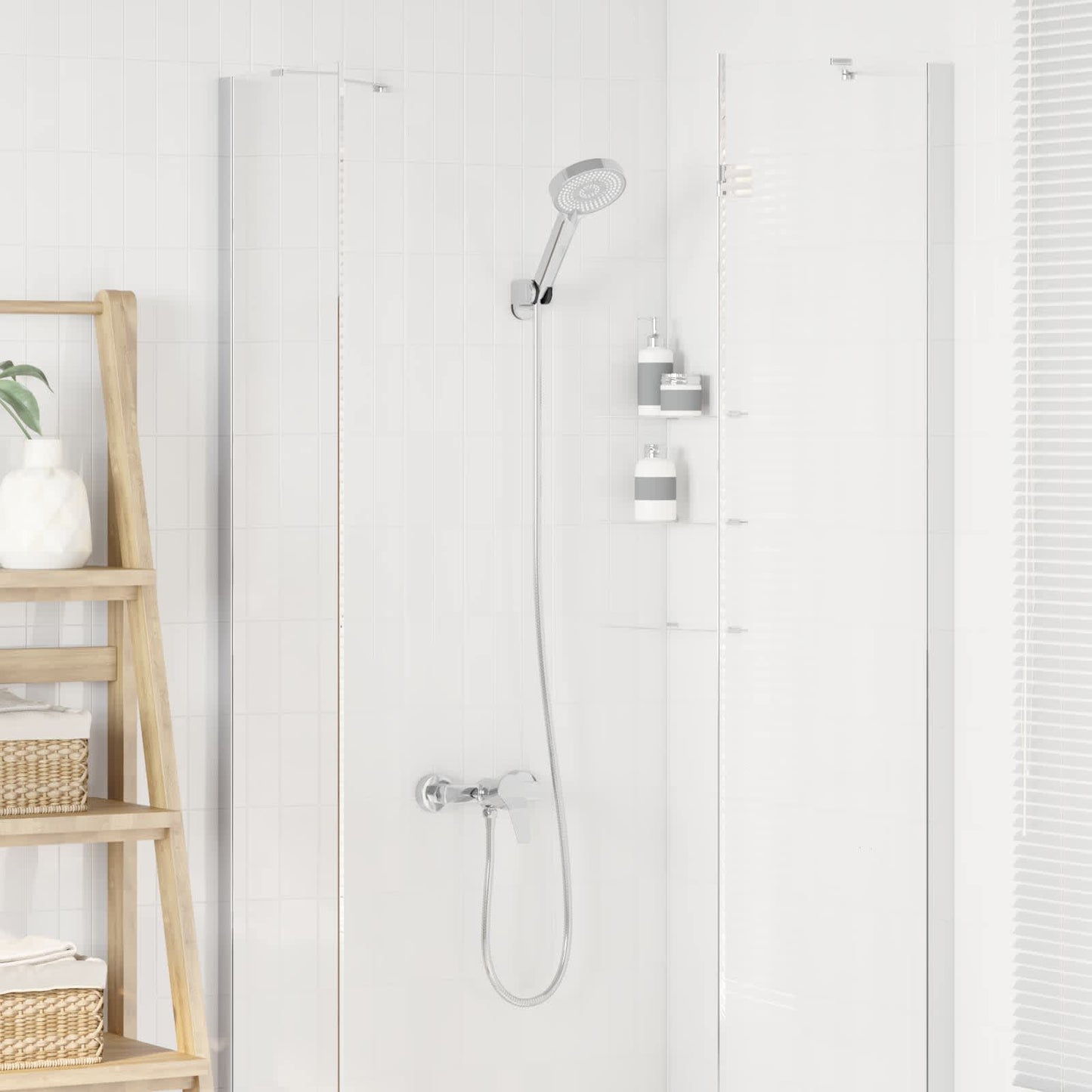 Shower Head Set Chrome G 1 / 2 inches Brass