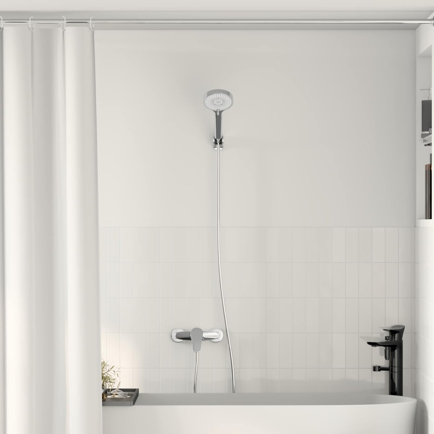 Shower Head Set Chrome G 1 / 2 inches