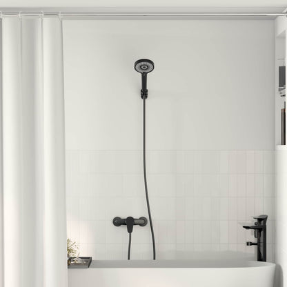 Shower Head Set Black G 1 / 2 inches