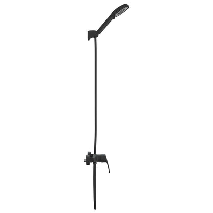 Shower Head Set Black G 1 / 2 inches