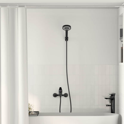Shower Head Set Black G 1 / 2 inches