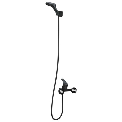 Shower Head Set Black G 1 / 2 inches