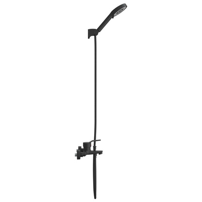 Shower Head Set Black G 1 / 2 inches