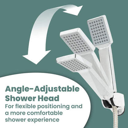Shower Head Set Chrome G 1 / 2 inches