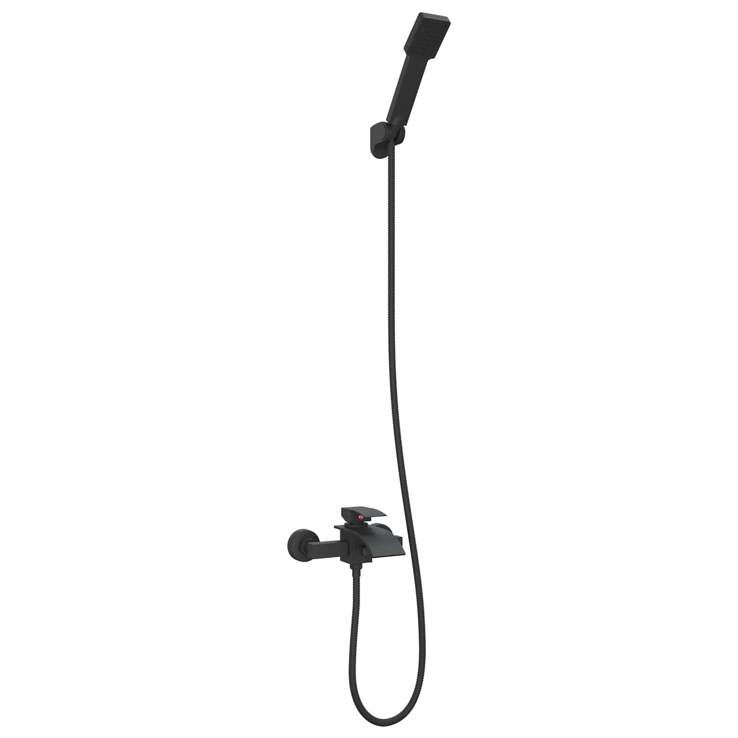 Shower Head Set Black G 1 / 2 inches