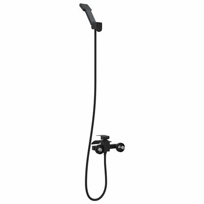 Shower Head Set Black G 1 / 2 inches