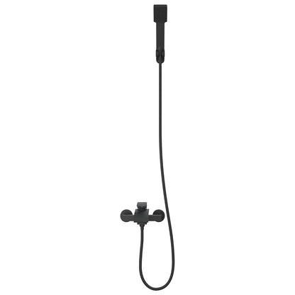Shower Head Set Black G 1 / 2 inches
