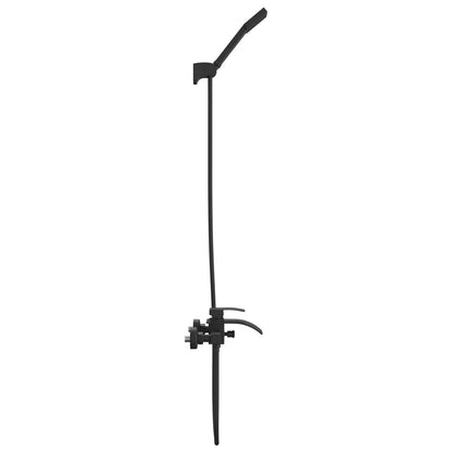Shower Head Set Black G 1 / 2 inches