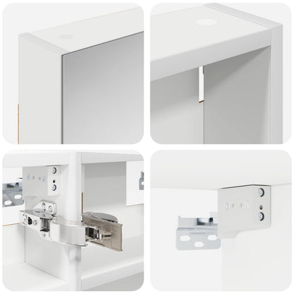 Bathroom Cabinet Set 3 pcs 80 x 10.5 x 50 cm Engineered wood