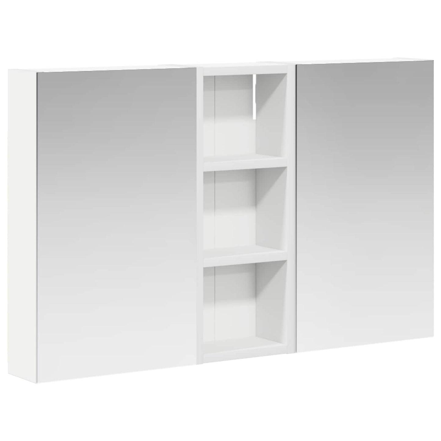 Bathroom Cabinet Set 3 pcs 80 x 10.5 x 50 cm Engineered wood