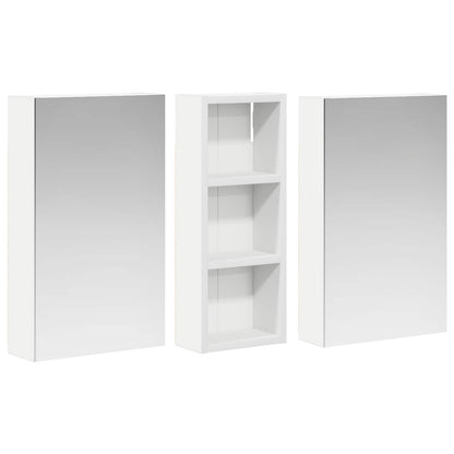Bathroom Cabinet Set 3 pcs 80 x 10.5 x 50 cm Engineered wood