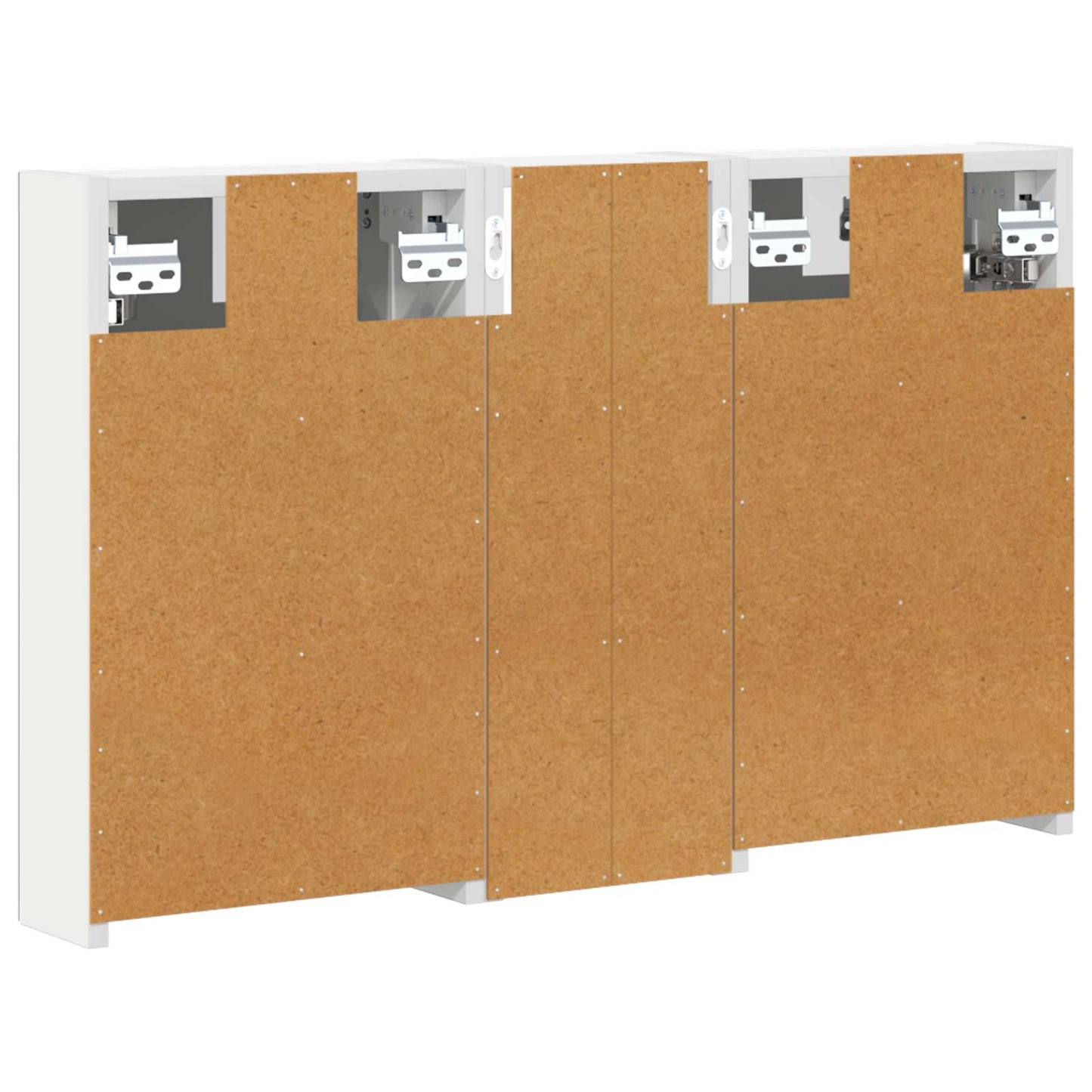 Bathroom Cabinet Set 3 pcs 80 x 10.5 x 50 cm Engineered wood