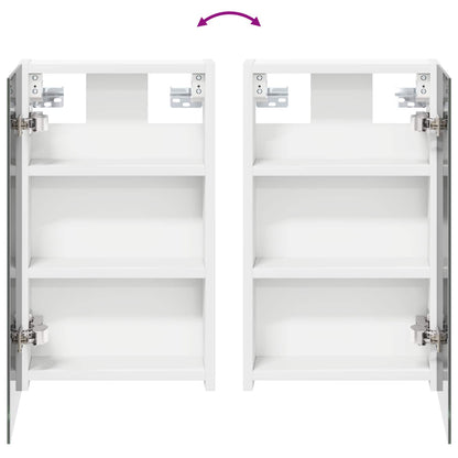 Bathroom Cabinet Set 3 pcs 80 x 10.5 x 50 cm Engineered wood