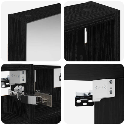 Bathroom Cabinet Set 3 pcs 80 x 10.5 x 50 cm Engineered wood
