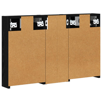 Bathroom Cabinet Set 3 pcs 80 x 10.5 x 50 cm Engineered wood