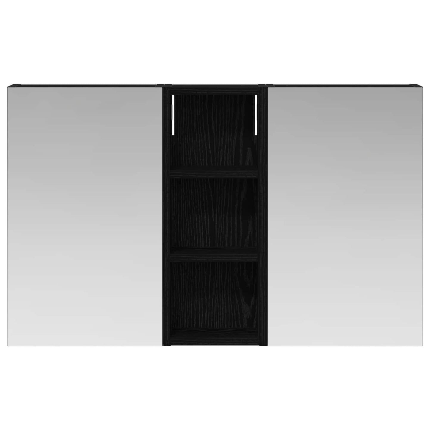 Bathroom Cabinet Set 3 pcs 80 x 10.5 x 50 cm Engineered wood