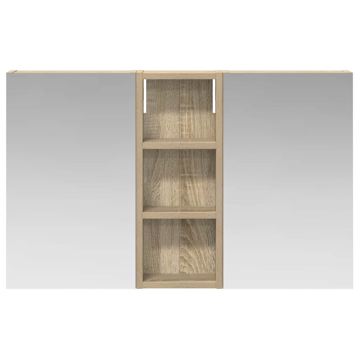 Bathroom Cabinet Set 3 pcs 80 x 10.5 x 50 cm Engineered wood
