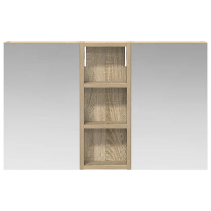Bathroom Cabinet Set 3 pcs 80 x 10.5 x 50 cm Engineered wood