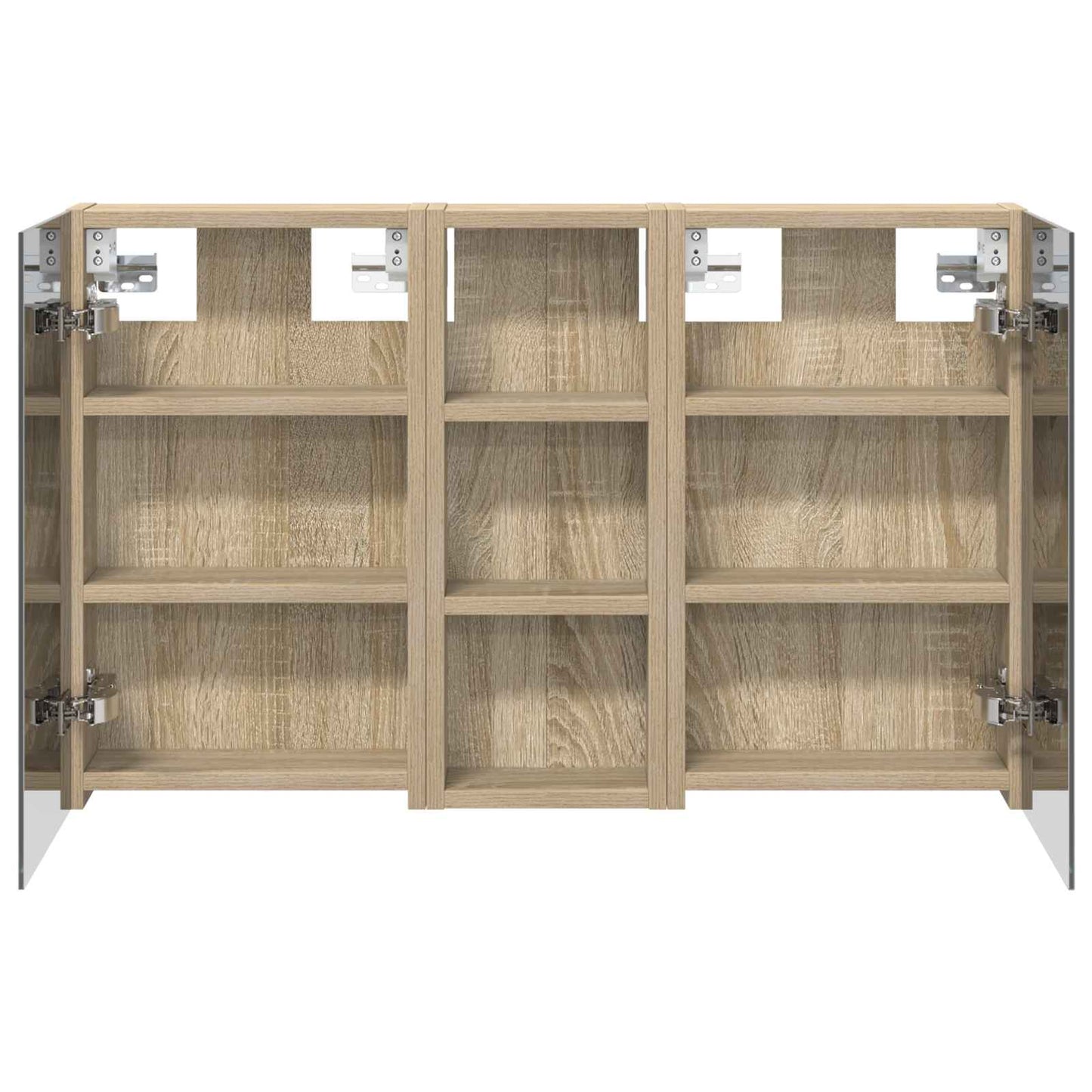 Bathroom Cabinet Set 3 pcs 80 x 10.5 x 50 cm Engineered wood