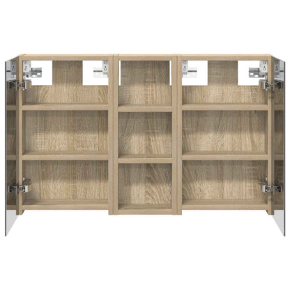 Bathroom Cabinet Set 3 pcs 80 x 10.5 x 50 cm Engineered wood