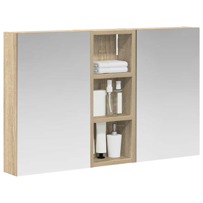 Bathroom Cabinet Set 3 pcs 80 x 10.5 x 50 cm Engineered wood