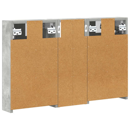 Bathroom Cabinet Set 3 pcs 80 x 10.5 x 50 cm Engineered wood