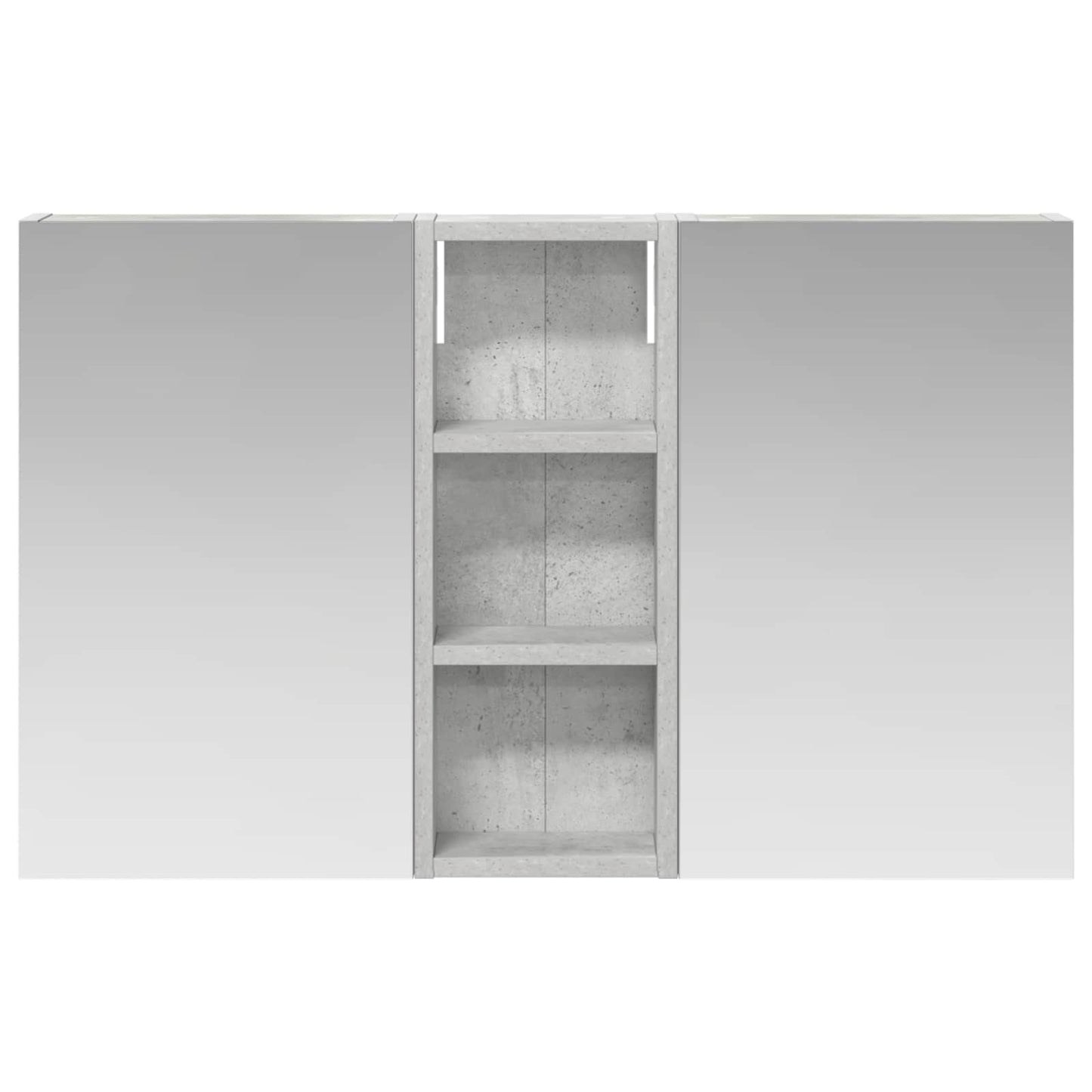 Bathroom Cabinet Set 3 pcs 80 x 10.5 x 50 cm Engineered wood