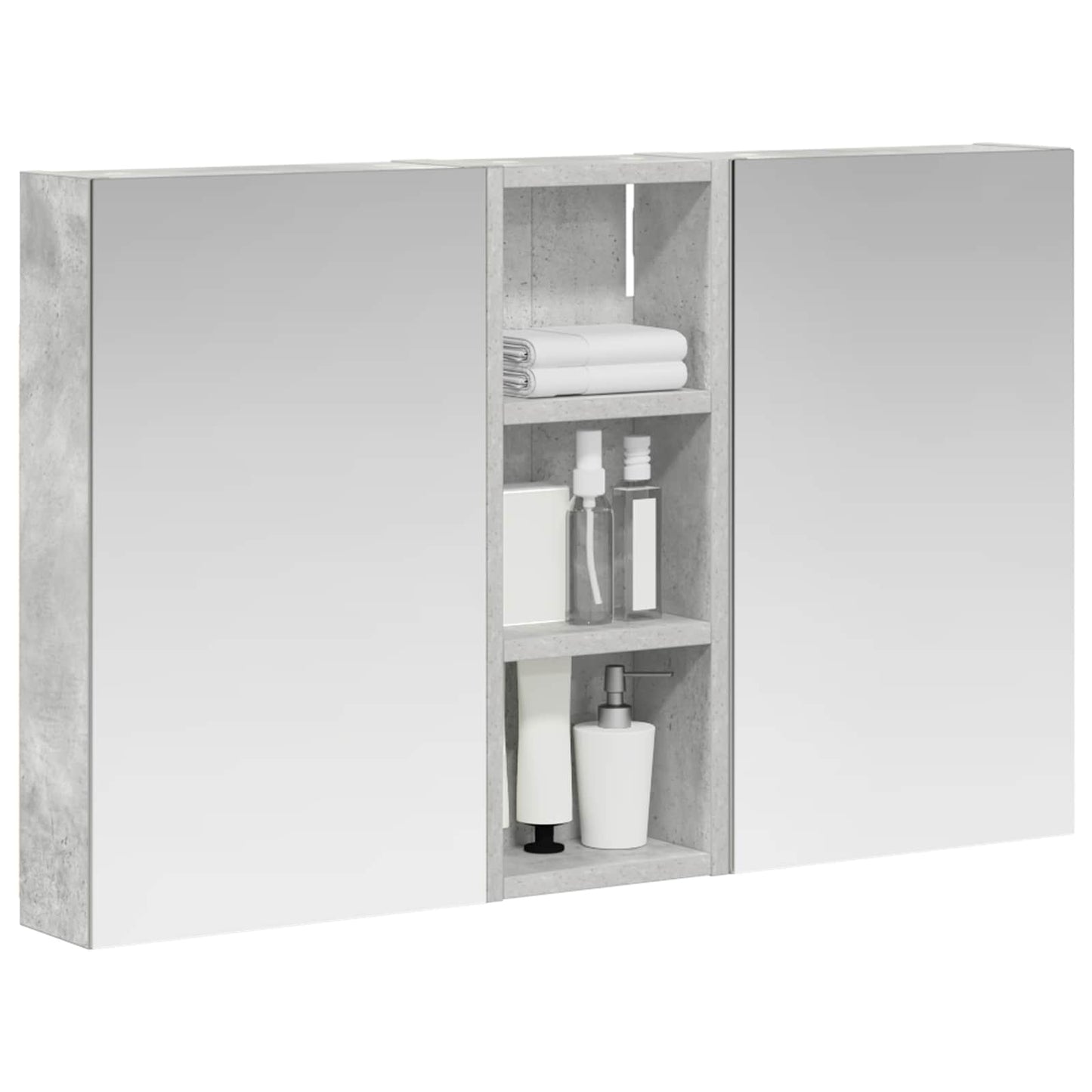 Bathroom Cabinet Set 3 pcs 80 x 10.5 x 50 cm Engineered wood