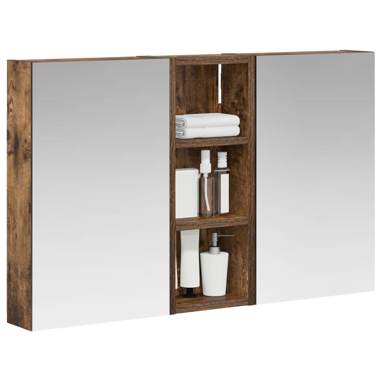 Bathroom Cabinet Set 3 pcs 80 x 10.5 x 50 cm Engineered wood