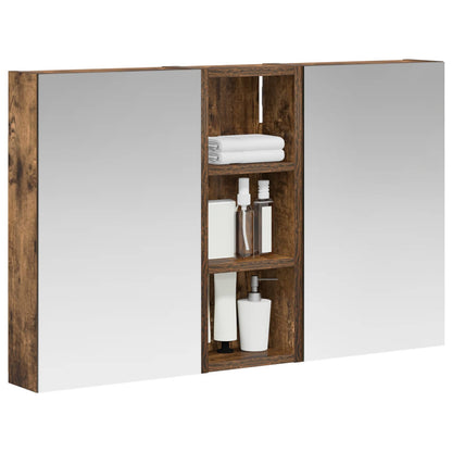 Bathroom Cabinet Set 3 pcs 80 x 10.5 x 50 cm Engineered wood