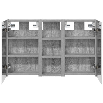 Bathroom Cabinet Set 3 pcs 80 x 10.5 x 50 cm Engineered wood