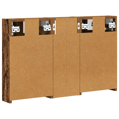 Bathroom Cabinet Set 3 pcs 80 x 10.5 x 50 cm Engineered wood