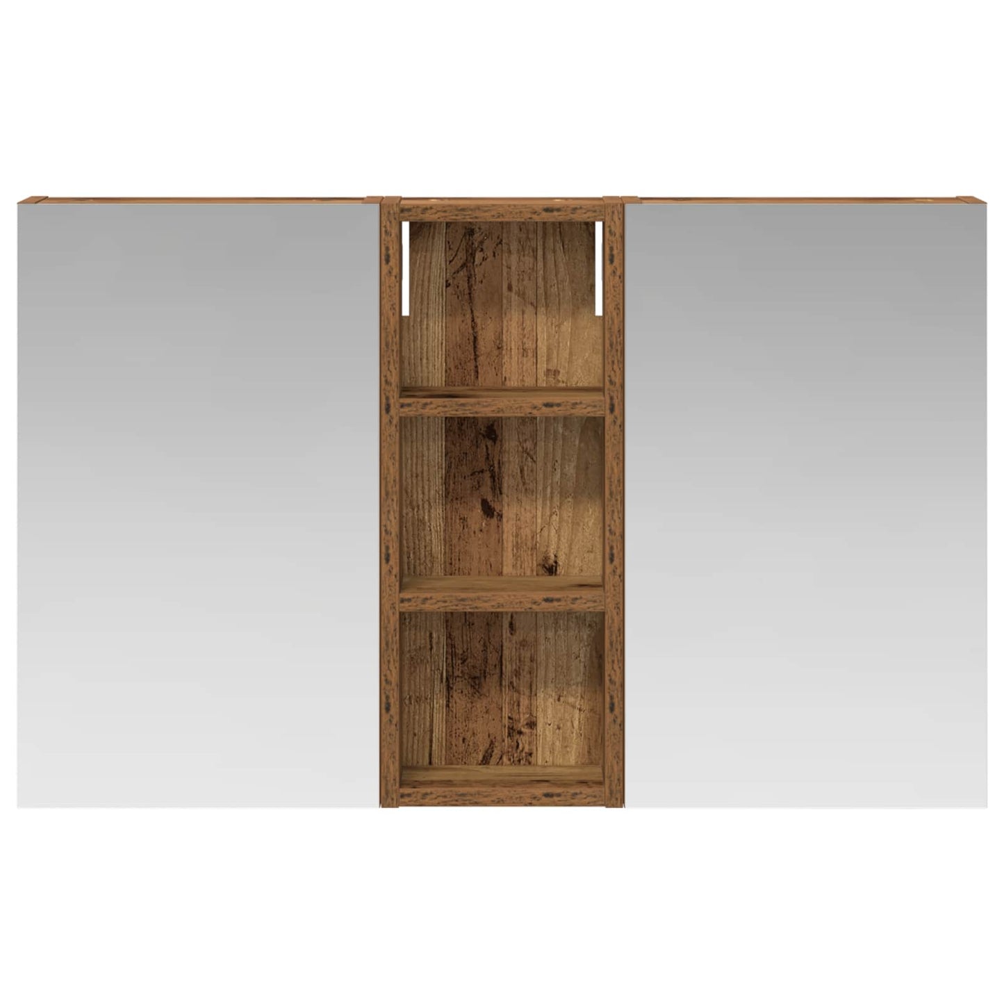 Bathroom Cabinet Set 3 pcs 80 x 10.5 x 50 cm Engineered wood