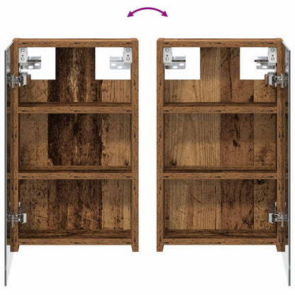 Bathroom Cabinet Set 3 pcs 80 x 10.5 x 50 cm Engineered wood
